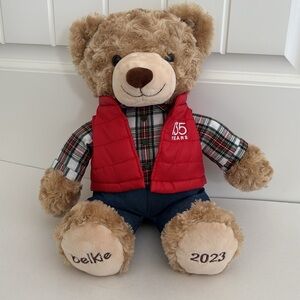 Joyland 2023 Belkie Christmas Bear - Belk Store - Plush Teddy Bear 135 Years Ed.